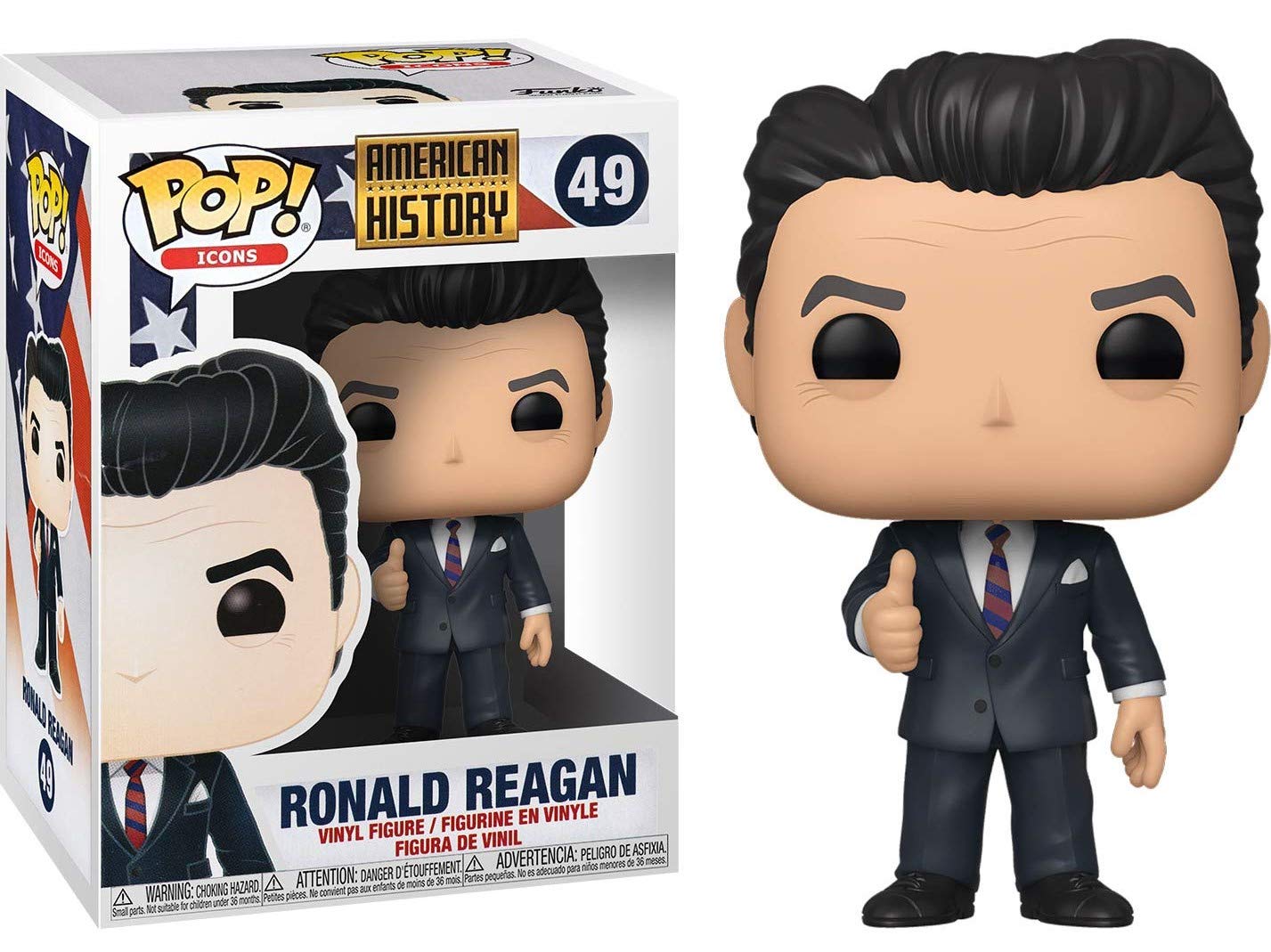 Amazon.com: POP Icons: American History - Ronald Reagan Funko